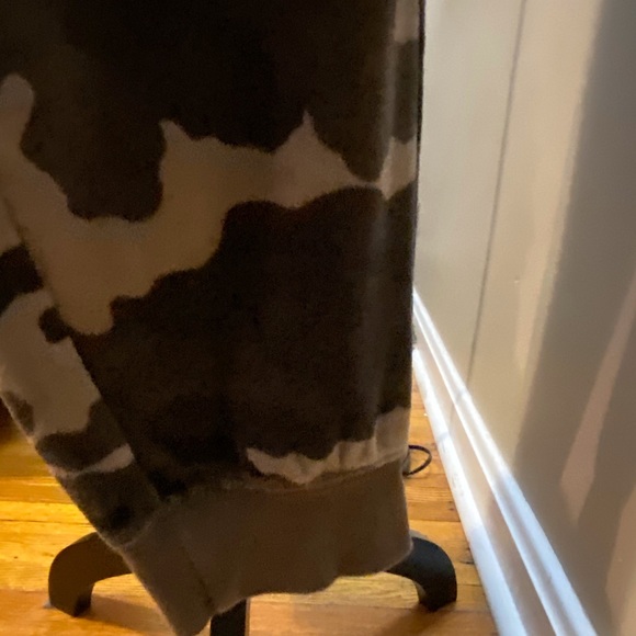 NY&C Velour Camouflage Jogger Lounge Pant 14/Lg - Picture 6 of 8